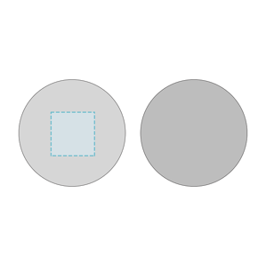 Bottle with Crystal Clear Lid